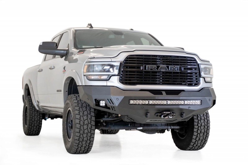 Ram 2500 Bumper - Front - Addictive Desert Designs - Stealth Fighter - Hammer Black - `19-`20